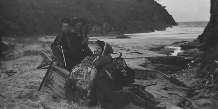 Wreckage of the brigantine Prosperity washes ashore in gorge